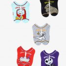 The Nightmare Before Christmas Chibi Characters Weekday No-Show Socks