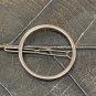 Circle Hair Clip- Silver