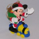 Christmas Magic Ornament Mickey on Train Groiler # 26231 149