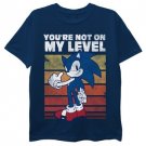 Sonic The Hedgehog "You're Not on my level" Crewneck Tee - Boys Sonic The Hedgehog "You're Not on my level" Crewneck Tee - Boys