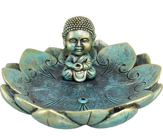 Baby Buddha Lotus Incense Holder
