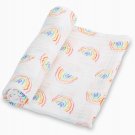 Somewhere Over the Rainbow Baby Swaddle Blanket Somewhere Over the Rainbow Baby Swaddle Blanket