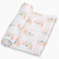 Somewhere Over the Rainbow Baby Swaddle Blanket