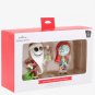 Disney The Nightmare Before Christmas Jack Skellington as Santa & Sally Ornament