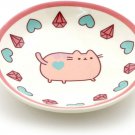 Pusheen by Our Name is Mud “Pusheen Pink Trinket Tray” Stoneware Dish, 4 Inches