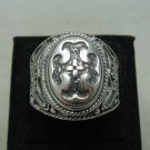 STERLING SILVER MEN RING CROSS SOLID 925 NEW SIZE P - Z++ EMPRESS R001152
