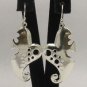STERLING SILVER EARRINGS HEART PERFECT QUALITY 925 E000272 EMPRESS SOLID NEW