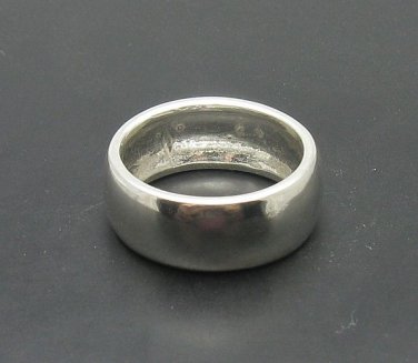 STERLING SILVER RING BAND PLAIN SOLID 925 NEW SIZE G - Z++