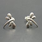 STYLISH STERLING SILVER EARRINGS 925 DRAGONFLY SMALL E000154 EMPRESS SOLID