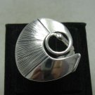 STERLING SILVER RING SOLID 925 SPIRAL HANDMADE NEW ADJUSTABLE SIZE