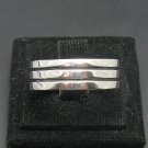 STERLING SILVER BAND RING SOLID 925 CLASSIC WIDTH 7MM SIZE G - Z++ NEW