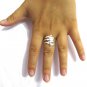 STYLISH PLAIN STERLING SILVER RING SOLID 925 NEW SIZE G - V R001334 EMPRESS