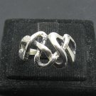 STYLISH STERLING SILVER RING SOLID 925 NEW SIZE G - R