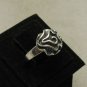 STERLING SILVER RING SOLID 925 FLOWER HANDMADE NEW SIZE A - Z EMPRESS
