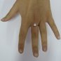 STYLISH STERLING SILVER RING SOLID 925 6mm CZ NEW SIZE G - V R001209 EMPRESS