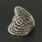 STYLISH STERLING SILVER RING BAND 925 NEW SIZE J - V