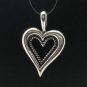 STYLISH STERLING SILVER PENDANT CHARM HEART 925 PE000123 SOLID EMPRESS
