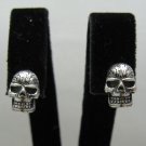 STERLING SILVER EARRINGS SOLID 925 SKULLS NEW E000444 EMPRESS