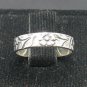 STYLISH SMALL STERLING SILVER RING SOLID 925 FLOWER BAND SIZE A - L NEW CHILDREN