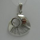 STERLING SILVER PENDANT SOLID 925 NEW SPIRAL HANDMADE PE000818 EMPRESS