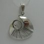 STERLING SILVER PENDANT SOLID 925 NEW SPIRAL HANDMADE PE000818 EMPRESS