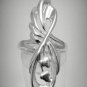 STYLISH LONG STERLING SILVER RING SOLID 925 NEW SIZE G - V R001270 EMPRESS