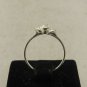 STERLING SILVER RING SOLID 925 FLOWER ROSE NEW SIZE E - V