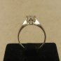 STERLING SILVER ENGAGEMENT RING SOLID 925 NEW SIZE H-T