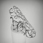 STYLISH LONG STERLING SILVER RING SOLID 925 NEW SIZE G - V R001261 EMPRESS