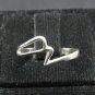 STYLISH LIGHT STERLING SILVER RING SOLID 925 NEW SIZE G - R