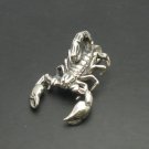 STERLING SILVER PENDANT SCORPION SOLID 925 BIKER NEW