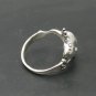 STERLING SILVER RING FROG SOLID 925 NEW SIZE H - V