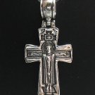 STERLING SILVER PENDANT SOLID 925 NEW HANDMADE ORTHODOX CROSS