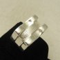 STYLISH STERLING SILVER HEAVY RING SOLID 925 SIZE J - T