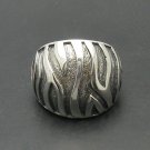 STYLISH STERLING SILVER RING SOLID 925 NEW SIZE J - V R000718O EMPRESS