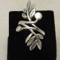 STERLING SILVER RING FLOWER LEAF SOLID 925 NEW SIZE G - T