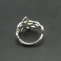 STERLING SILVER RING SOLID 925 FLOWER NEW SIZE G - T