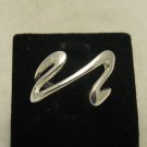 STYLISH STERLING SILVER RING PLAIN SOLID 925 SIZE H-T