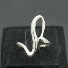STYLISH LIGHT PLAIN STERLING SILVER RING SOLID 925 NEW SIZE G - T