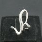 STYLISH LIGHT PLAIN STERLING SILVER RING SOLID 925 NEW SIZE G - T