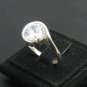 STYLISH STERLING SILVER RING SOLID 925 NEW CZ SIZE H-T