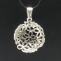 STERLING SILVER PENDANT FLOWER 925 NEW CHARM PE000419 EMPRESS SOLID