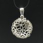 STERLING SILVER PENDANT FLOWER 925 NEW CHARM PE000419 EMPRESS SOLID