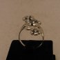 STERLING SILVER RING SOLID 925 FLOWER SIZE H-T NEW
