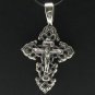 STERLING SILVER PENDANT CROSS ORTHODOX 925 HANDMADE PE000344 SOLID EMPRESS