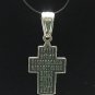 STERLING SILVER PENDANT CROSS ORTHODOX 925 NEW CHARM PE000231 SOLID