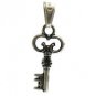 STERLING SILVER PENDANT VINTAGE KEY SOLID 925 PE000890 EMPRESS