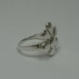 STYLISH STERLING SILVER RING SOLID 925 FLOWER NEW SIZE G - Z EMPRESS