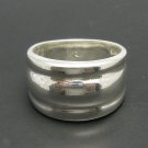 STERLING SILVER RING BAND PLAIN SIZE H - V NEW 925 SOLID