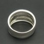 STERLING SILVER RING BAND PLAIN SIZE H - V NEW 925 SOLID